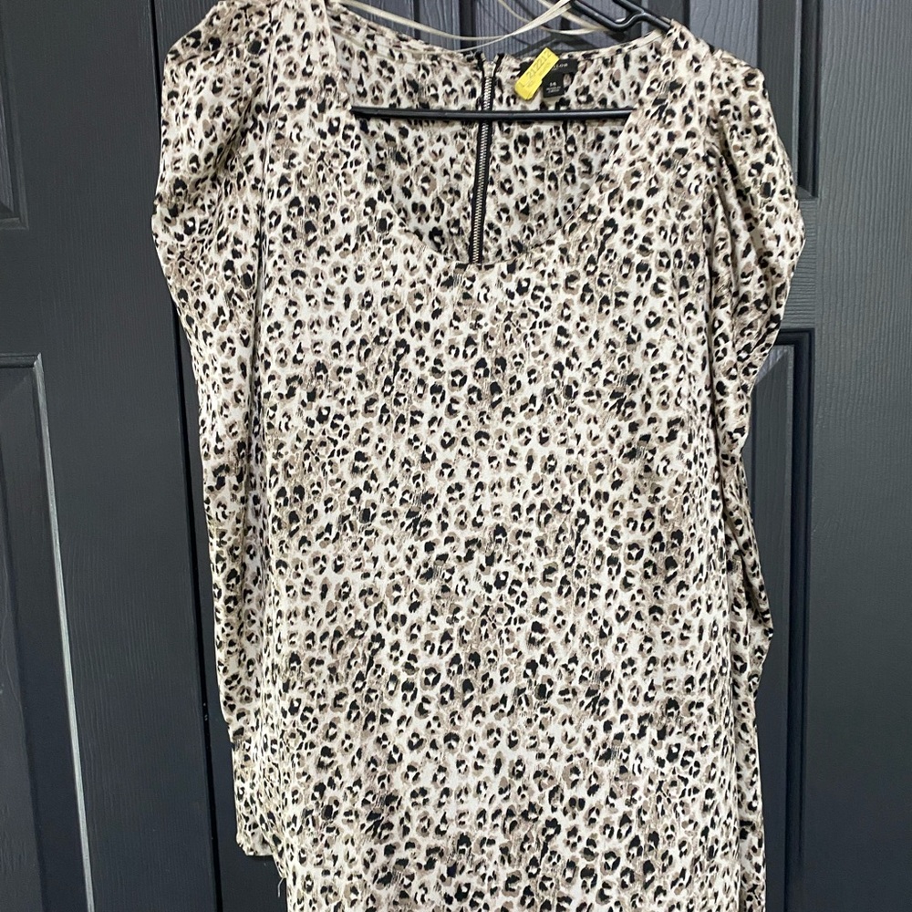 Ann Taylor Animal Print Dress
